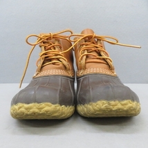 YSS3848★L.L.Bean/エルエルビーン Bean Boots ビーンブーツ ガムシューズ 5ホール 約27cm 茶★A_画像3