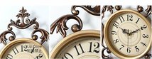 北欧 壁掛け時計 アンティーク ヨーロピアンスタイル アート 装飾品 インテリア デザイナーズ アナログ 静か おしゃれ_画像9