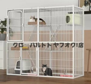 [ new arrival ] cat house cat cage large cat cage small animals cage steel spacious 142*54*130CM cat cage robust ..... .S565