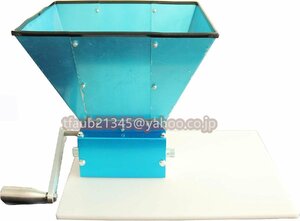  made flour machine home use crushing machine food manual hand turning type stainless steel steel high capacity barley / wheat . thing / wheat ./. rice powder Mill ( made flour machine + PP bottom board )