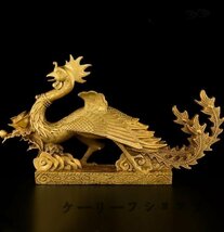 クジャク★鳳凰★朱雀★銅製★銅器★装飾品★工芸品★風水★置物_画像2