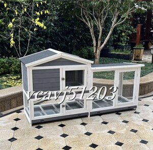* beautiful goods * chicken small shop gorgeous . house is to small shop pet holiday house wooden rabbit bird cage small shop rainproof . corrosion outdoors .. breeding garden cleaning easy to do 
