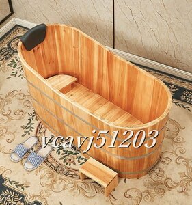 ◆新品◆高品質◆浴槽 バスタブ 木製 お風呂 バスタブ ポリ浴槽 浴室用 バケツ 140cm×62cm×68cm