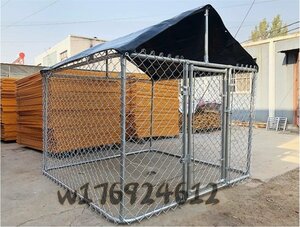  special selection * quality * dog. basket pet fence wire dog . large dog outdoors pompon drilling .DIY pet cage (1.5*2.3*1.7m)