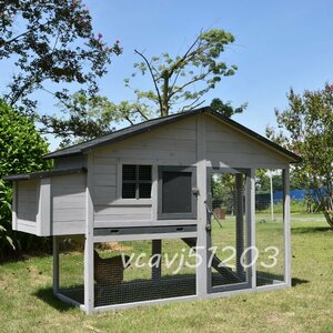 * beautiful goods * high quality * large chicken small shop . is to small shop wooden pet holiday house house rainproof . corrosion rabbit chicken small shop breeding outdoors .. garden for cleaning easy to do 