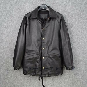 レザージャケット 上品　カジュアル　本革 牛革　高級　ライダースジャケット 　革ジャン Ｓ～4XL　黒