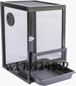  debut * reptiles supplies reptiles cage robust . durability aluminium alloy . kind box ventilation. good lizard cage amphibia cage 45×45×60cm