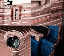アルミスーツケース 17インチ 5色 アルミトランク トランク 小型 旅行用品 TSAロック キャリーケース キャリーバッグ 機内持ち込み_画像9