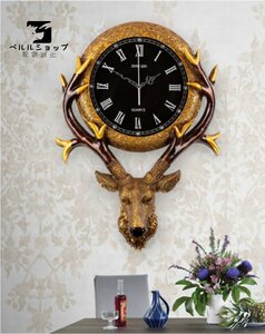 ヨーロッパ　宮廷スタイル　復古　柱時計　応接間　豪華　時計　家庭用　静音時計　おしゃれ　創意　壁掛け時計 北欧