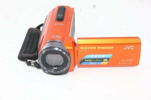 JVC KENWOOD JVC ビデオカメラ EVERIO 防水 防塵 内蔵メモリー32GB オレンジ GZ-R300-D #0093-486