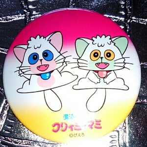  новый товар 30 годовщина ограничение Mahou no Tenshi Creamy Mami negapojiBIG жестяная банка значок жестяная банка значок bachi creamy mami Showa Retro Showa Retro кошка ..