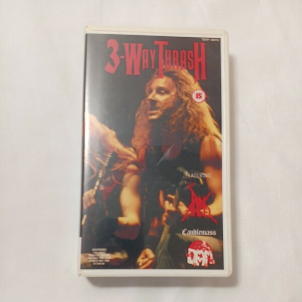 zvd-08♪Three-Way Thrash [VHS] ビデオ　82分 『中古』August 20, 1990