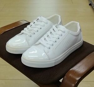 B goods race up deck shoes white 26.0cm casual shoes sneakers Town shoes lady's men's aw_21108 ②