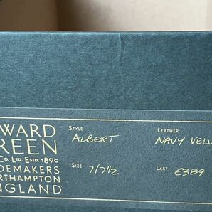 made in england イギリス製 EDWARD GREEN（エドワード グリーン） エナメルシューズ スリッポン ALBERT viblamソール 105,600円の画像9