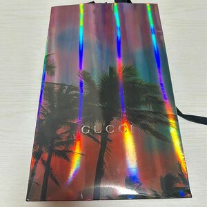 GUCCI グッチ　ショップ紙袋　ショッパー　ホログラム限定品