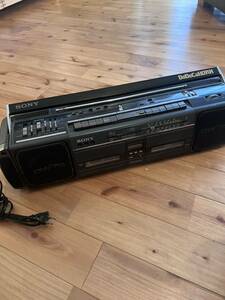 【美品】ラジカセ SONY CFS-DW70(B) 昭和ビンテージ