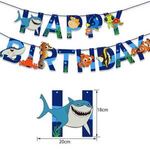  день рождения украшение аквариум HAPPY BIRTHDAY Galland 