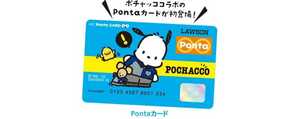 匿名配送 送料無料 ポチャッコ pontaカード+Wポケットクリアファイル 新品未開封未登録 