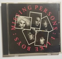 Missing Persons / I Like Boys CD live_画像1