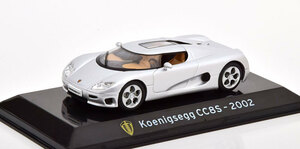 1/43 スーパーカーコレクションばらし Koenigsegg CC8S 2002　ケーニグセグ