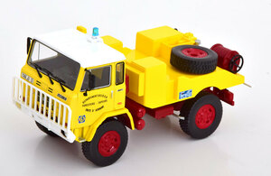 1/43　消防車コレクションばらし　Unic 75 PC fire engine Unite d Aubange yellow red　作業車