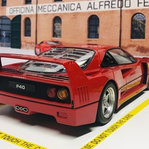 KK scale 1/18 Ferrari F40 レッド ダイキャスト製 フェラーリの画像2