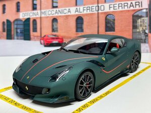 BBR 1/18 Ferrari F12 tdf　matt green　フェラーリ　182105DIE