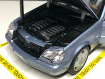 norev 1/18 Mercedes Benz CL 600 C140 1997 lightblue　メルセデス　ベンツ　ノレブ　ディーラー特注品_画像6