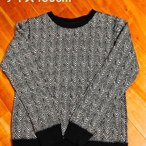 アーチアンドライン セーター フリース プルオーバー ヘリンボーン