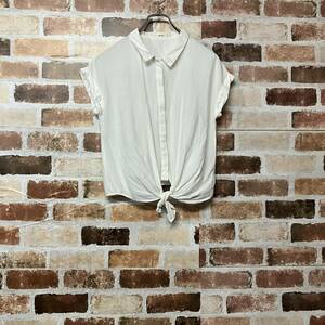 [ef-de] front .. sleeve roll up shirt 