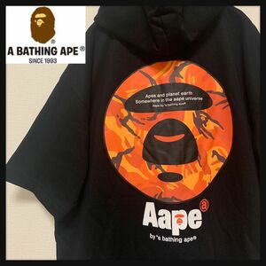 A ape by bathing ape カモフラ パーカー Lサイズ