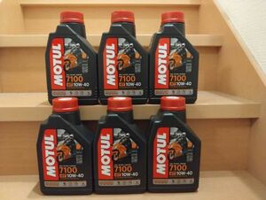 モチュール MOTUL 7100 4T MA2 10W40 1L 6缶 6本 正規品