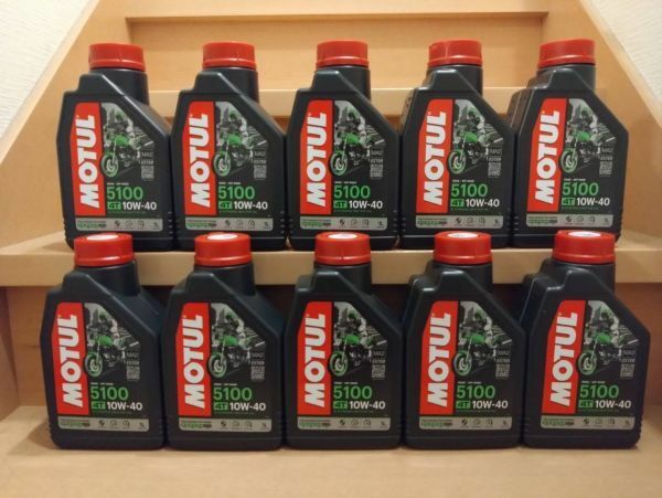 MOTUL モチュール 5100 4T 10W-40 1L 10缶 10本 正規品