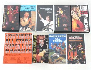 jr17#VHS* музыка видео *9шт.@ совместно * Southern All Stars * храм внутри takesi* The * венчурный z*no- ключ * Edwards *jimi* ручной liks др. 