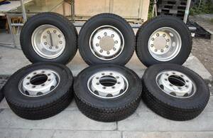  бесплатная доставка 265-70R19.5 YOKOHAMA стальное колесо имеется TOPY 19.5×6.75 147 8 дыра ISO system 