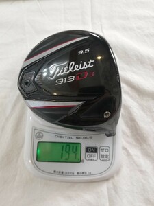 ヘッドのみ タイトリスト Titleist 913D3 9.5° ゴルフ ドライバー 913 D3 