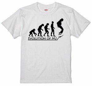 進化 evolution ダンス Tシャツ S/M/L/XL ムーンウォーク マイケルジャクソン?ビリージーン スリラー モータウン キングオブポップ 