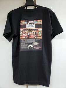 アドバタイジング Ｔシャツ 黒 021 ファイアストン firestone グリース ジョントラボルタ オリビアニュートンジョン アメ車 ホットロッド