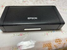EPSON　モバイルプリンター　PX-S05B　Wi-Fi/バッテリー内臓/ノズル詰まり/ACアダプター付属_画像1