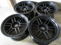 軽量&日本製4本set!! ENKEI Racing RPF1 (黒) (18x9,5+15 5H/114,3) GT-R ランエボ シルビア スカイライン フェアレディZ RX-7 ドリ車 峠 _画像1