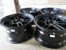 軽量&日本製4本set!! ENKEI Racing RPF1 (黒) (18x9,5+15 5H/114,3) GT-R ランエボ シルビア スカイライン フェアレディZ RX-7 ドリ車 峠 _画像8