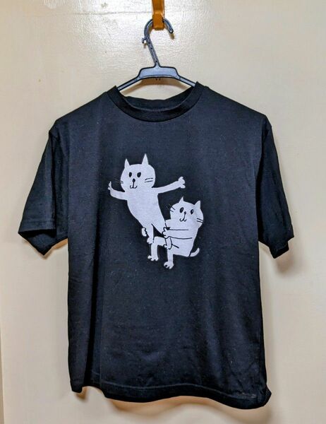 おもしろ Tシャツ　猫　組体操