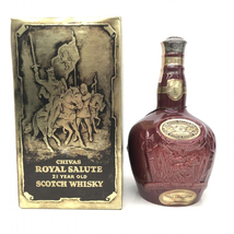 【中古】【未開栓】CHIVAS REGAL　シーバスリーガル ロイヤルサルート 21年 赤 陶器　700ml 40%　スコッチウイスキー[240010350911]_画像1