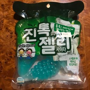 JINTOK JELLYサイダー味　TIK TOK JELLY 160g 韓国　　お菓子　ゼリー　ジントックゼリー