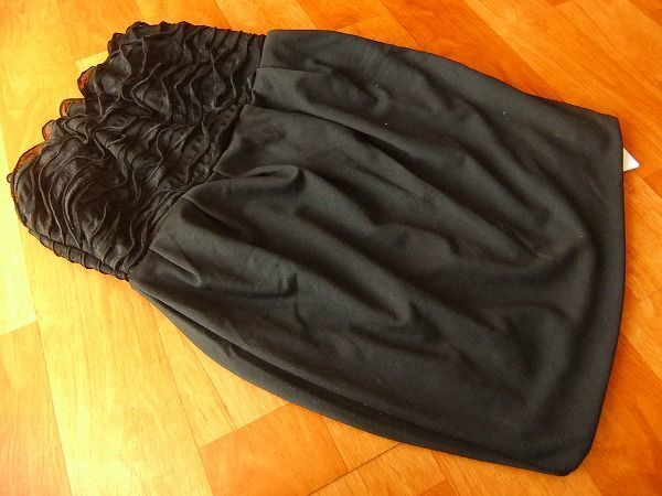 ★新品*LIP SERVICE リップサービス*ベアトップ*チュニック*ワンピース*黒