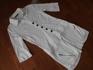 ★美品*MAYSON GREY メイソングレイ*シャツ*ワンピース*白*サイズ2