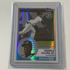 RC！[Ronald Acuna Jr.] 1983 Chrome Promo(101)[2018 Topps MLB Silver Pack Series3(Update)](Atlanta Braves(ATL))