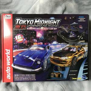 HOスロットカーAuto World東京TOKYO湾岸MIDNIGHTミッドナイトS30ZコースセットDATSUNダットサン240ZフェアレディZスープラJZA80AFX TYCO AW