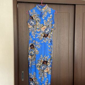 チャイナ服　コスプレ　コスチューム　中国伝統服　ハロウィン　ロングワンピースドレス　ハロウィン