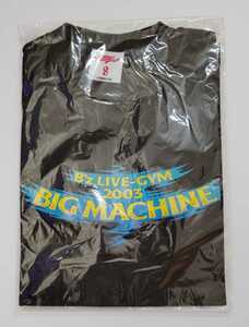B'z LIVE-GYM 2003 BIGMACHINE Tシャツ Sサイズ 新品未開封 b'z ライブ グッズ